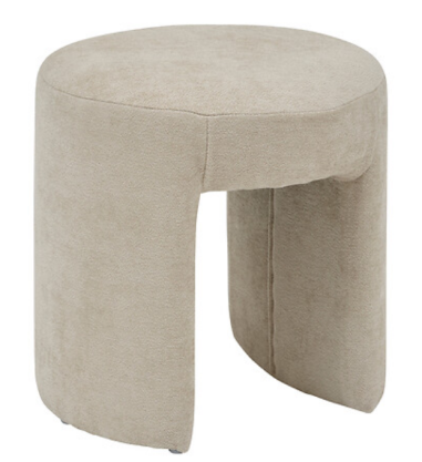POUF JIN DIAM 38CM BEIGE - 207355A