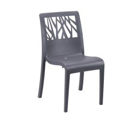 CHAISE VEGETAL ANTHRACITE  GROSFILLEX FRANCE