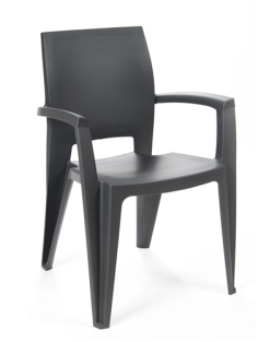 FAUTEUIL  ELEGANCE  ANTHRACITE  Made in EU ***PROMOTION***
