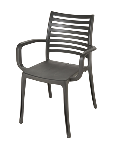FAUTEUIL  SUNDAY  ANTHRACITE  GROSFILLEX FRANCE