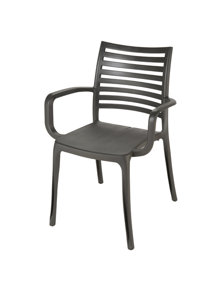 FAUTEUIL  SUNDAY  ANTHRACITE  GROSFILLEX FRANCE