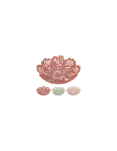 CORBEILLE A FRUIT PLASTIQUE 27 X H6 CM - ASSORTIS