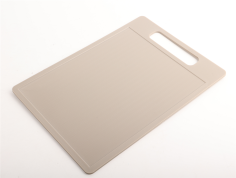 PLANCHE A DECOUPER PLASTIQUE  TAUPE-GRIS 35.5/25.5CM **ESP**