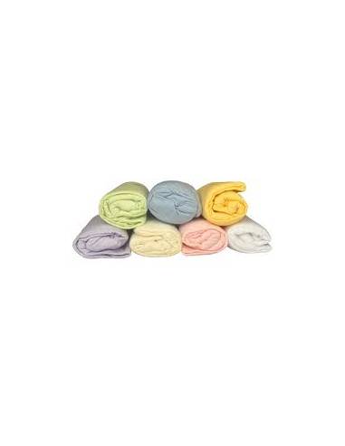 DRAP HOUSSE 60 X 120  LIT BEBE JERSEY COTON  VERT