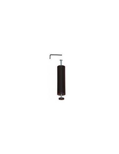 PIED CENTRAL   PVC  NOIR FIXE HAUTEUR 27.5