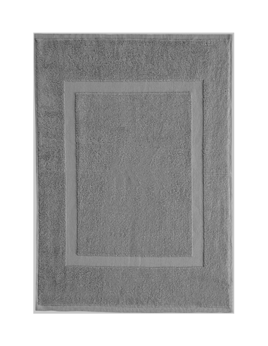 TAPIS DE BAIN GRIS CLAIR  700 GR/M² 100% COTON 50 X75 CM