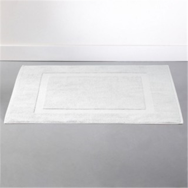 TAPIS DE BAIN BLANC  700 GR/M² 100% COTON 50 X70 CM Made in EU