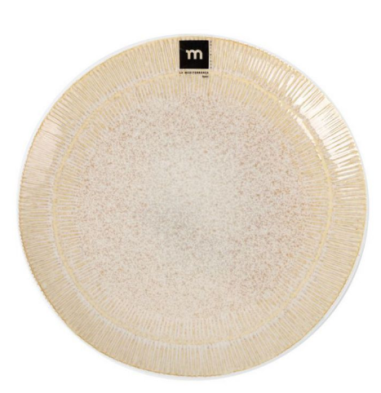 ASSIETTE DESSERT 21CM  FAIENCE CALOBRA CREME