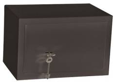 COFFRE FORT  A CLE  - L 31 cm   H 20 cm - P 20 cm -    NOIR SK20