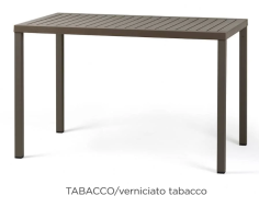 TABLE CUBE 120X70 CM NARDI - TABACCO  Made in EU