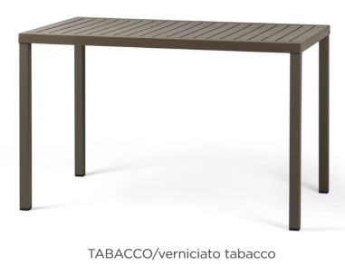 TABLE CUBE 120X70 CM NARDI - TABACCO  Made in EU