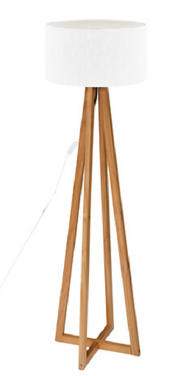 LAMPADAIRE MULTIPIED BOIS MOLU 141CM - 178923B