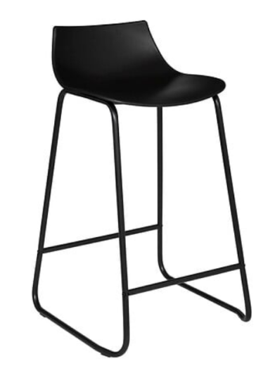 TABOURET HAUT ROMAIN NOIR - 194619C