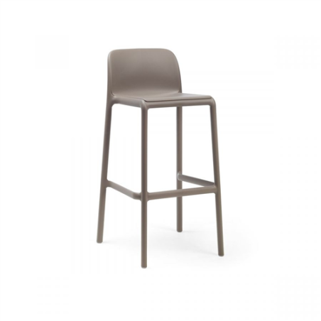 TABOURET DE BAR FARO TAUPE TORTORA - NARDI  Made in EU