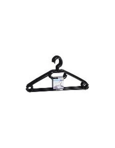 CINTRE PLASTIQUE NOIR LOT DE 10