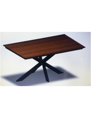 TABLE TWO PLUS COMPACT 160x90cm PLATEAU INDIANA AVEC RENFORT