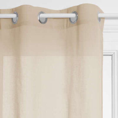 RIDEAU VOILAGE LIN 140 X H240 CM ANA JJ 163924D