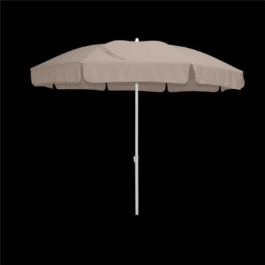 PARASOL Ø2M BEIGE 821MÂT Ø29-32MM  220GR BEIGE - CONVA