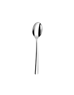 CUILLERE  A MOKA HAVANE/ MANILLE INOX  INOX 18/0   -  2 MM