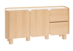 BUFFET 2 PORTES ET 2 TIROIRS HOMELYA 160CM - 213020