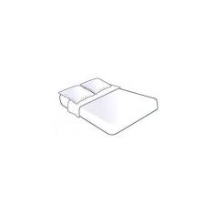 PARURE DE LIT 140 X 190 - LUXE- DRADOUX®(2taie+ 1 drap housse+1 plat) *ESP*