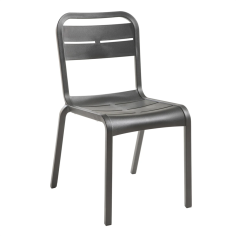 CHAISE EMPILABLE CANNES HAVANE - GROSFILLEX FRANCE