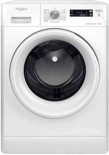MACHINE A LAVER 9KG WHIRLPOOL FFSPL9269WFR