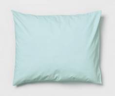 TAIE D'OREILLER PORTE FEUILLE 50 X 75 VERTE RABAT 15 CM