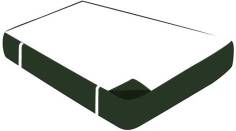 ALESE PLATEAU  140 X 190 SEMI DURABLE  IRIS **28 GR/M²**