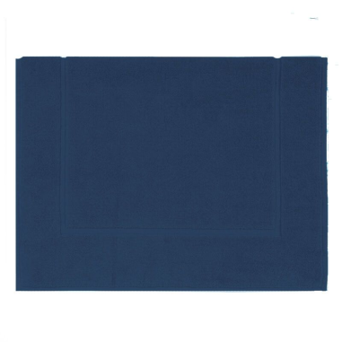 TAPIS DE BAIN BLEU adele 700 GR/M² 100% COTON 50 X70 CM Made in EU
