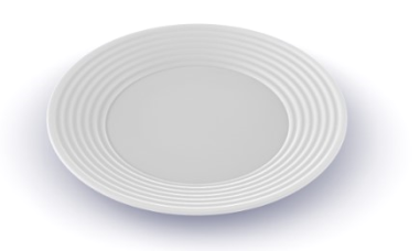 ASSIETTE DESSERT  OPAL  HARENA  BLANC 19 CM -STAIRO -ARCOROC FRANCE