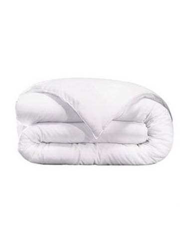 COUETTE LUXE  140 X 200 BLANCHE 400G CONFORT LAVAGE 95°