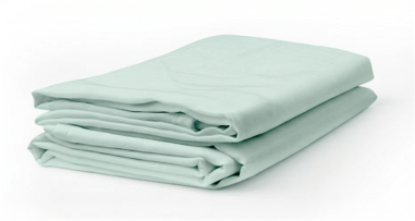 DRAP HOUSSE 1 PLACE  90 X 190 VERT POLY/COTON BONNET 22CM