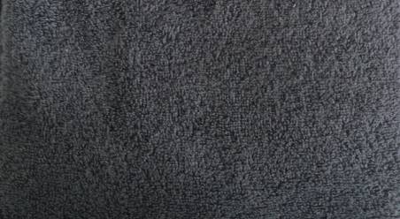 SERVIETTE DE TOILETTE 50 X100 CM ANTHRACITE 500GR/M² 100 % COTON Made in EU
