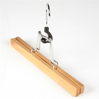 CINTRE BOIS PINCE JUPE 35CM