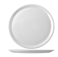 ASSIETTE PORCELAINE BLANCHE A PIZZA 31 CM