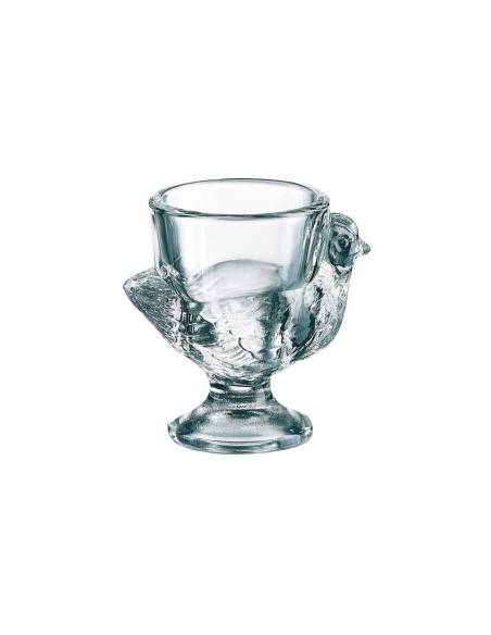 COQUETIER  VERRE POULE LUMINARC 7CM