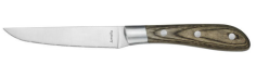 COUTEAU STEACK K2 - 23CM MANCHE INOX / BOIS DE NOYER COMAS