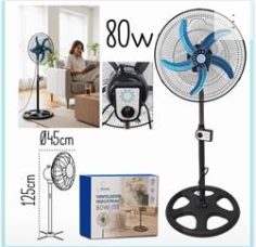 VENTILATEUR SUR PIED - 80W
