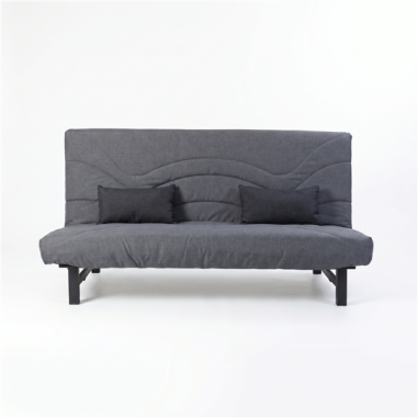 BANQUETTE CLIC CLAC AIR    -130X190 GRIS FONCE  - MATELAS 24K