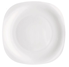 ASSIETTE PLATE PARM 28CM - BLANCHE - OPAL - VERRE TREMPÉ