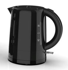 BOUILLOIRE ELECTRIQUE NOIRE  "CLASSIC" - 1L - 1500W