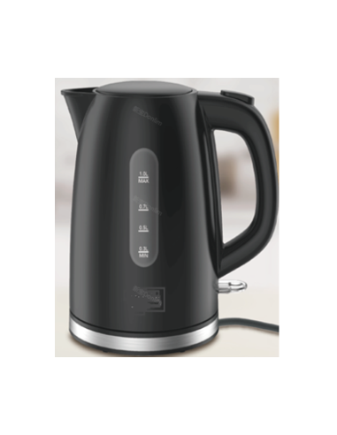 BOUILLOIRE ELECTRIQUE NOIRE QS "SELECT BY EUROTEX" -  1.0 L - 2200 W MAXI