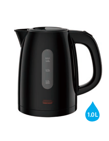 BOUILLOIRE ELECTRIQUE NOIRE  "CLASSIC" - 1L - 2200W MAXI