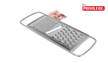 RAPE A FROMAGE  METAL INOX   28.7 x 11CM