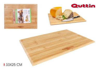 PLANCHE A DECOUPER ET A SERVIR EN BAMBOU  33X25CM