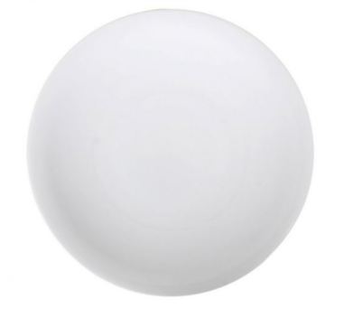 ASSIETTE PLATE 25 CM MOBY PORCELAINE BLANCHE **ESP**