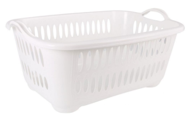 CORBEILLE A LINGE BLANC 45L