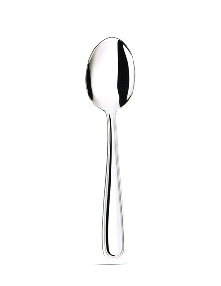 CUILLERE TABLE DOUBLE FILET ACIER  INOX 18/0  -  2 MM