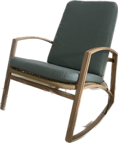 COUSSIN POUR ROCKING CHAIR PREMIUM SDYA IMITATION BOIS